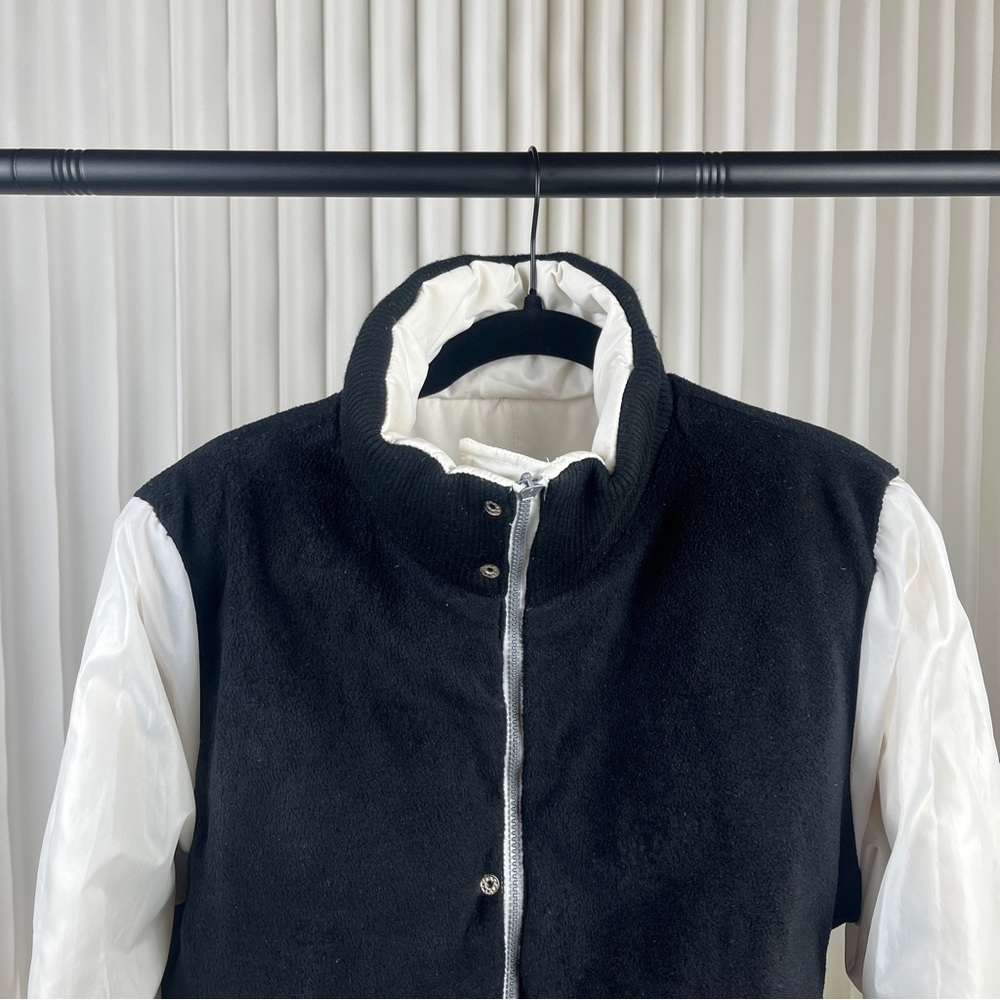 Brandon Thomas Down & Feather Women’s White Puffer Coat Zip & Button - Picture 16 of 16
